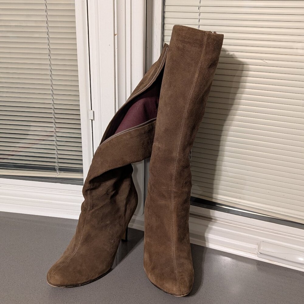 Halogen Brown Suede Boots SIze 8.5